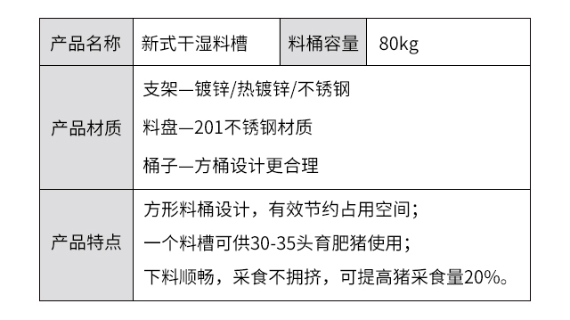 方桶料槽,干濕料槽,豬用料槽,自動(dòng)料槽